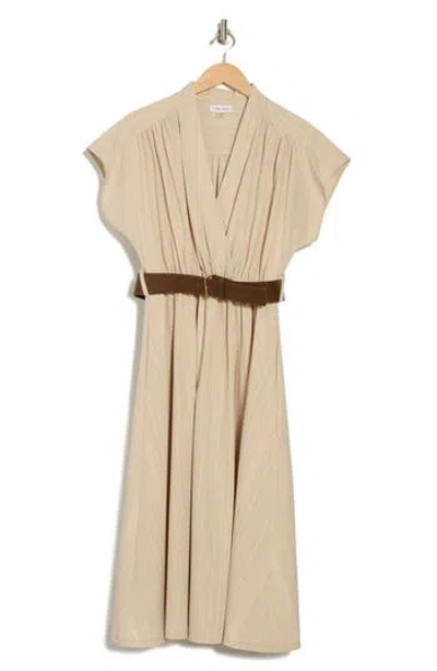 Calvin Klein Belted Midi Dress
