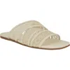 Calvin Klein Bestina Slide Sandal In White