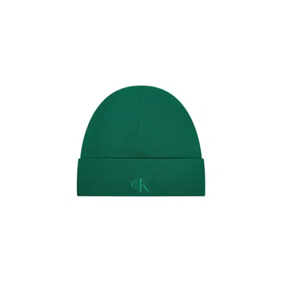 Calvin Klein Bicolor Viscose Cap (baseball Hat) In Green