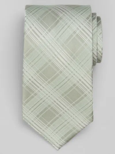 Calvin Klein Big & Tall Men's Plaid Tie In Green