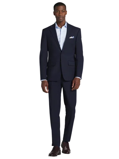 Calvin Klein Big & Tall Slim Fit Men's Suit In Blue