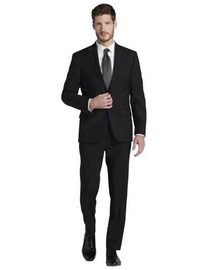 Calvin Klein Big & Tall Slim Fit Men's Suit In Black