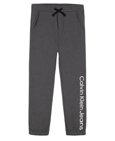 Calvin Klein Kids' Big Boys 8-20 Ribbed Cuffs Jogger Pants In Blue