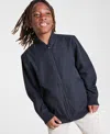 Calvin Klein Big Boys Ckj Cotton Light Bomber Jacket In Black