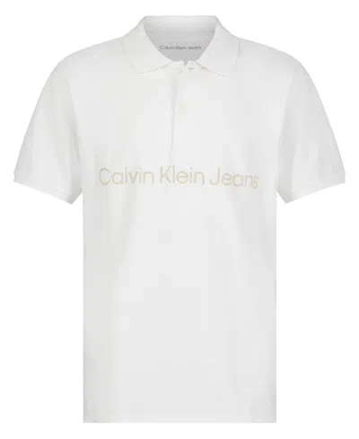 Calvin Klein Kids' Big Boys Short Sleeve Polo Shirt