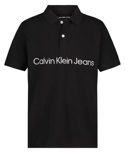 Calvin Klein Kids' Big Boys Short Sleeve Polo Shirt