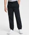 Calvin Klein Big Boys Stretch Comfort Jogger Pant In Black