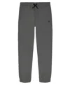 Calvin Klein Big Boys Tech Drawcord Front Joggers In Gray