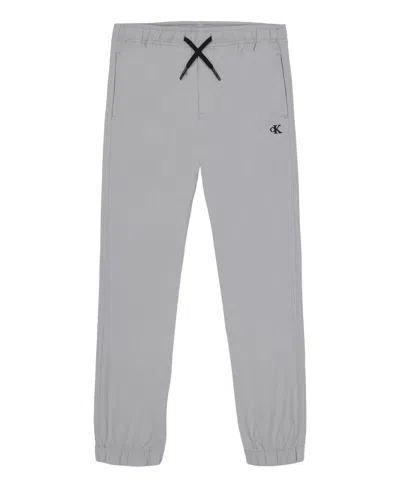 Calvin Klein Kids' Big Boys Ckj Tech Jogger In Silver Gray