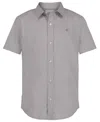 Calvin Klein Big Boys Tech Shirt In Silver Gray