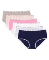 Calvin Klein Kids' 6-pack Hipster Briefs In Multi