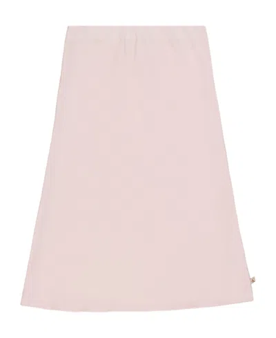 Calvin Klein Kids' Big Girls Satin Midi Skirt In Crystal Pink
