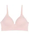 Calvin Klein Big Girls Seam-free Embossed Hybrid Bra In Crystal Pink