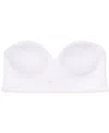 Calvin Klein Big Girls Seam-free Embossed Strapless Bra In White