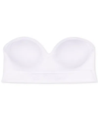Calvin Klein Kids' Big Girls Seam-free Embossed Strapless Bra In White