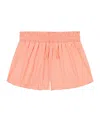 Calvin Klein Big Girls Tech Shorts In Candlelight Peach