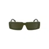 Calvin Klein Green Bio Based Fabric Sunglasses In Green