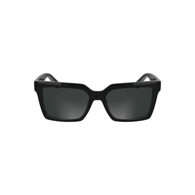 Calvin Klein Bio Based Fabric Women's Sunglasses In Black