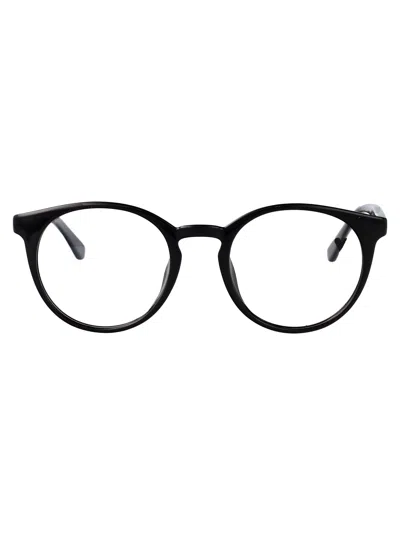 Calvin Klein Black Acetate Glasses In Brown
