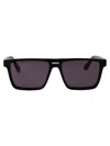 Calvin Klein Rectangular Sunglasses Ck25501 S 001 In Black