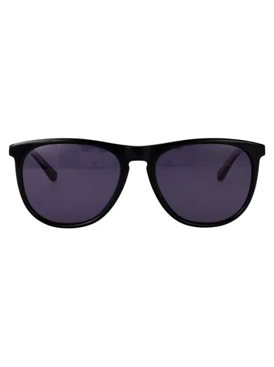 CALVIN KLEIN CALVIN KLEIN BLACK ACETATE SUNGLASSES