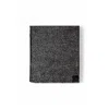Calvin Klein Black And White Polyester Scarf In Black