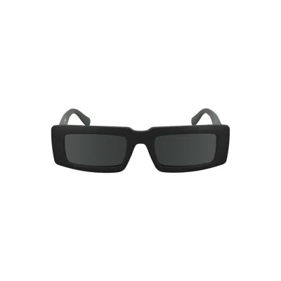Calvin Klein Black Bio Based Fabric Sunglasses