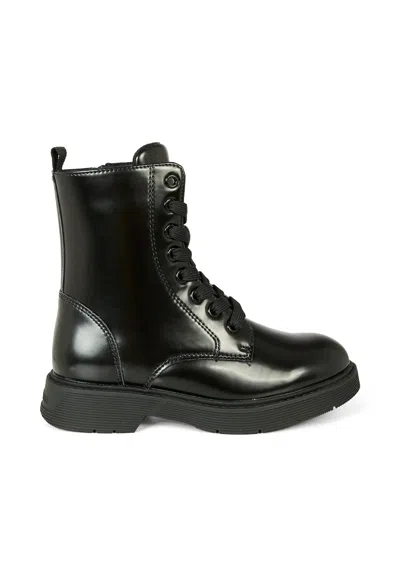 Calvin Klein Kids' Black Boots For Girl With Logo