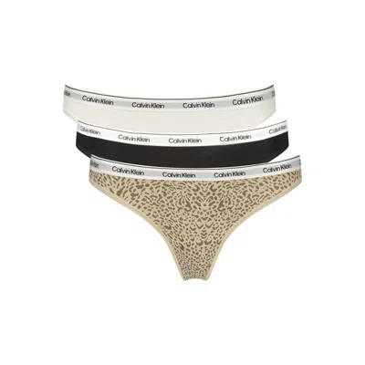 Calvin Klein Black Cotton Briefs In Multi