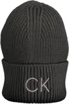 CALVIN KLEIN BLACK COTTON HAT