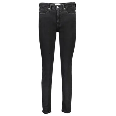 Calvin Klein Cotton Jeans & Women's Pant In Black