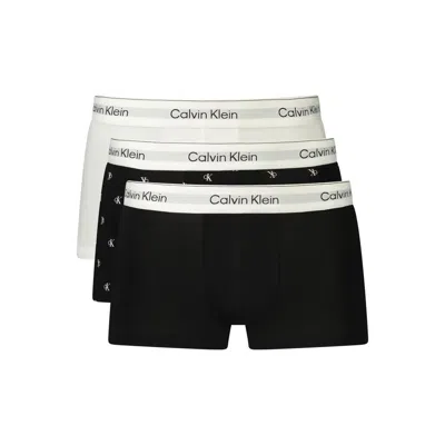 Calvin Klein Black Cotton Men's Boxer In Multi
