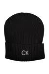 CALVIN KLEIN BLACK COTTON MEN CAP