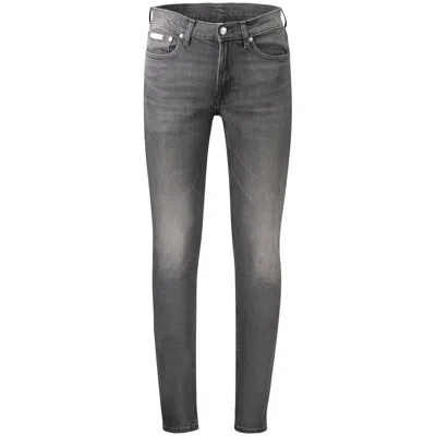 CALVIN KLEIN BLACK COTTON MEN JEANS
