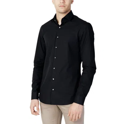 Calvin Klein Black Cotton Men's Shirt