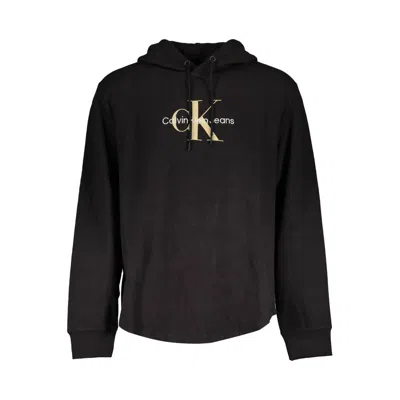 CALVIN KLEIN BLACK COTTON MEN SWEATER