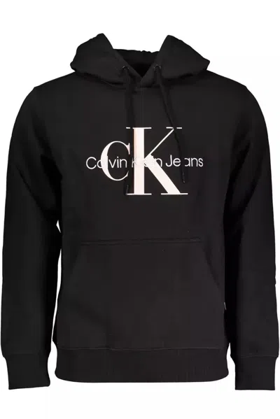 CALVIN KLEIN BLACK COTTON MEN SWEATER