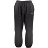 Calvin Klein Black Cotton Pant In Black