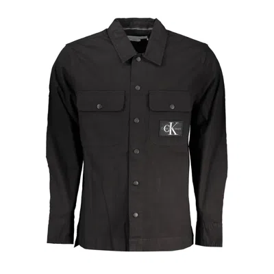 CALVIN KLEIN BLACK COTTON SHIRT