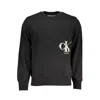 Calvin Klein Black Cotton Sweater In Black
