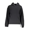 Calvin Klein Elegant Long-sleeved Hooded Sweatshirt In Black