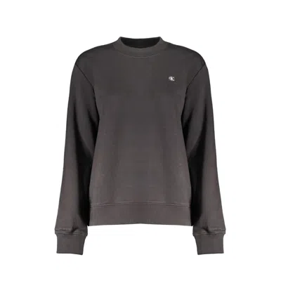 CALVIN KLEIN BLACK COTTON SWEATER