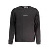Calvin Klein Sleek Black Crew Neck Fleece Sweatshirt