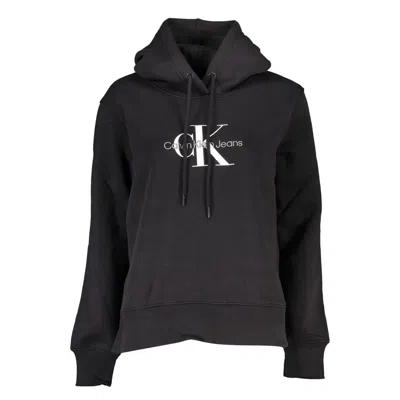 Calvin Klein White Cotton Sweater In Nero Neri E Grigi