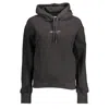 Calvin Klein Chic Hooded Sweatshirt With Logo Print In Black