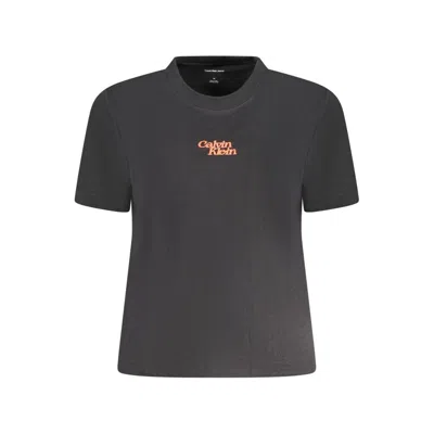 Calvin Klein Black Cotton Women T-shirt