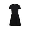 Calvin Klein Short Sleeve Dress In Black