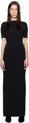 CALVIN KLEIN BLACK HALO BACKLESS MAXI DRESS