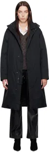 Calvin Klein Black Halo Technical Down Parka In Black Beauty