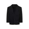 Calvin Klein Single-breasted Blazer In Black